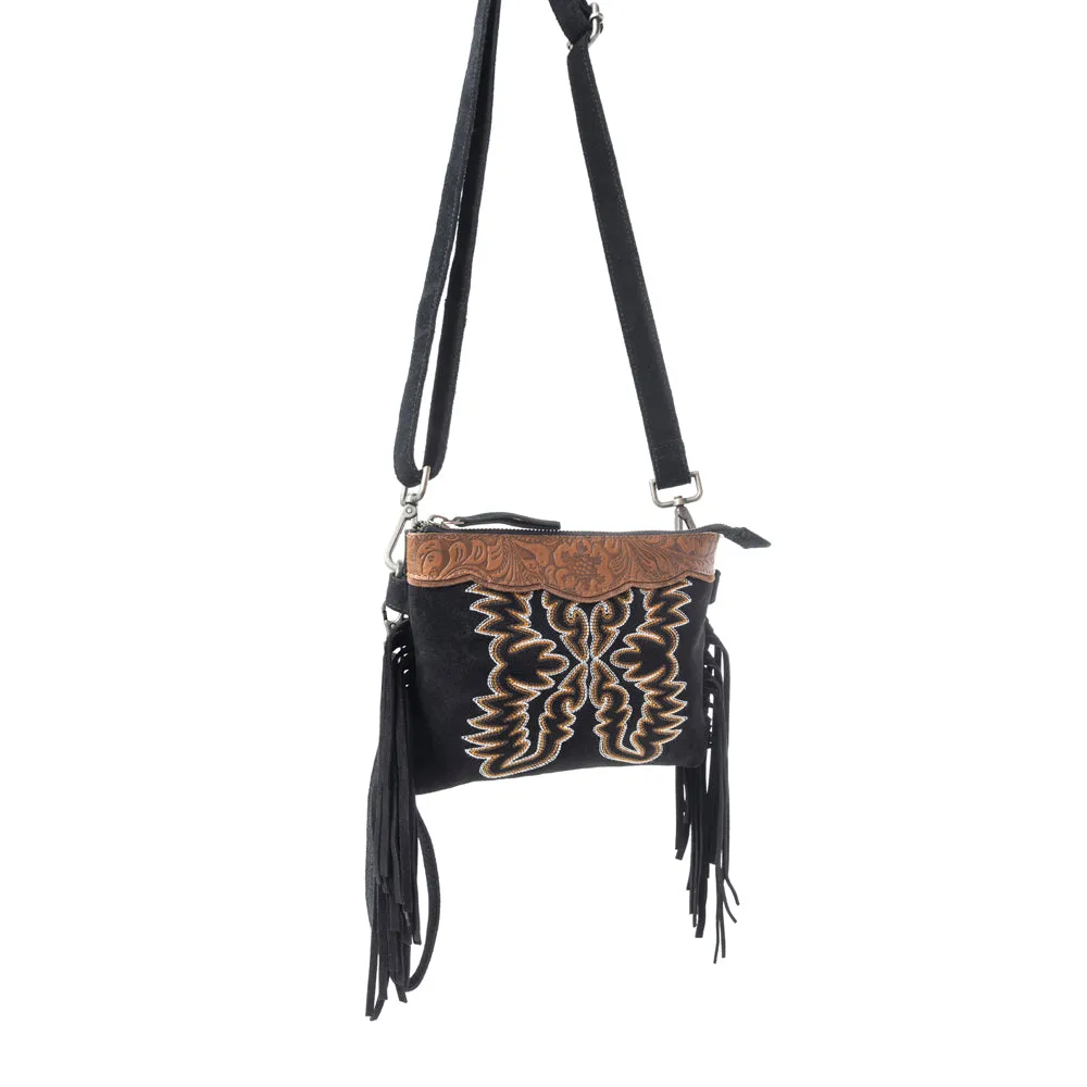 Desert Wing Crossbody Bag In Black sold by Myra Bag product image thumbnail 2