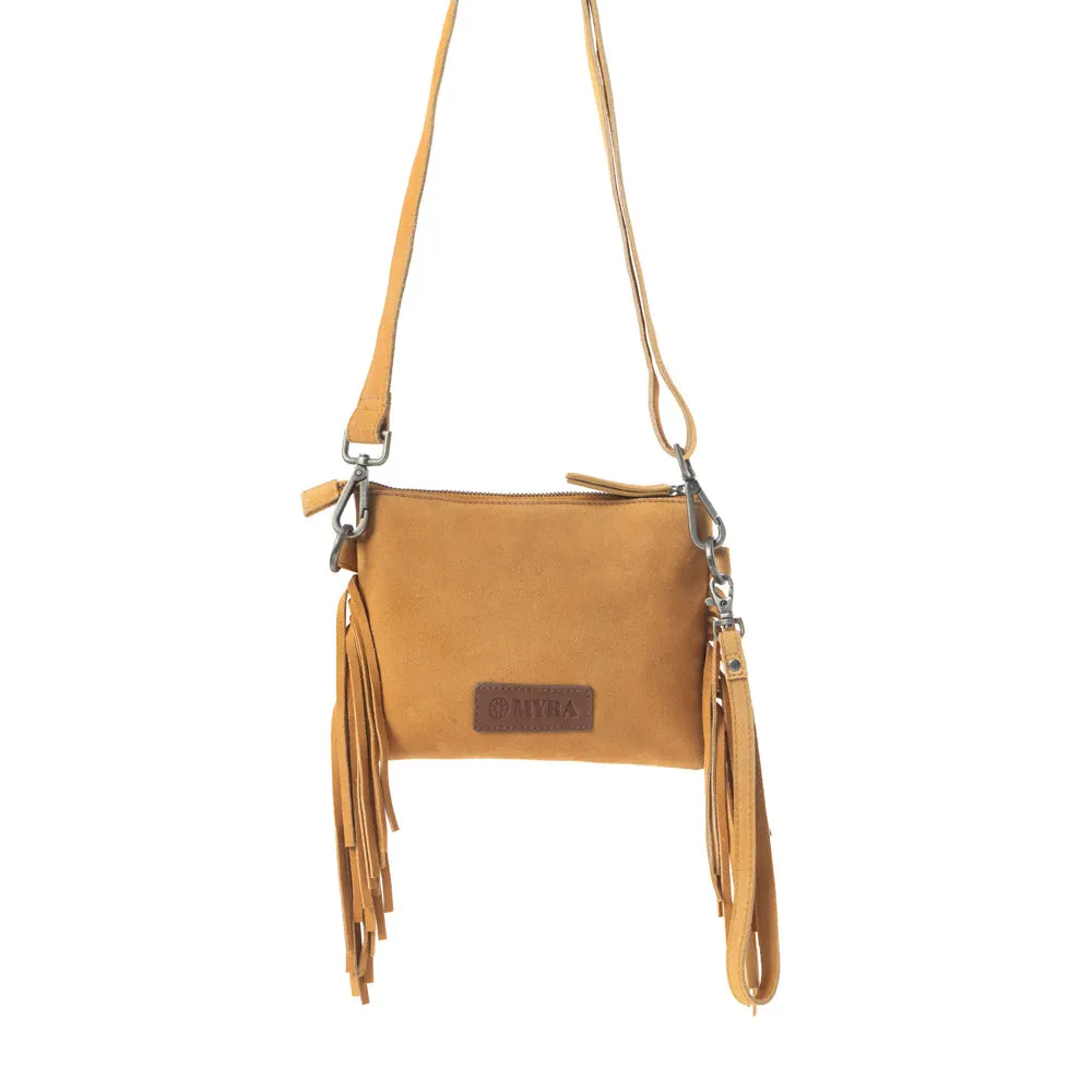 Desert Wing Crossbody Bag In Brown sold by Myra Bag product image thumbnail 4