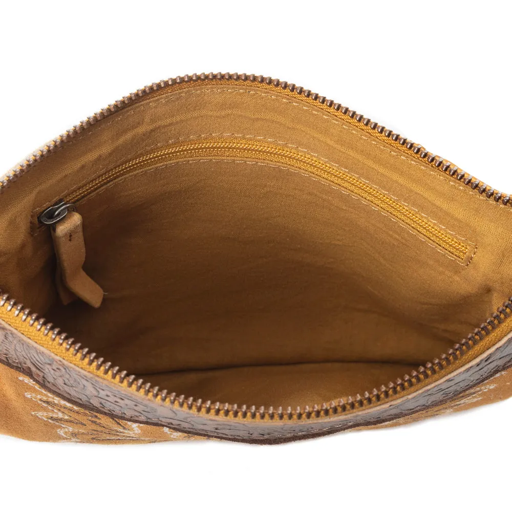 Desert Wing Crossbody Bag In Brown sold by Myra Bag product image thumbnail 5