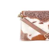 Glorious Rangelands Crossbody Bag In Brown And White sold by Myra Bag