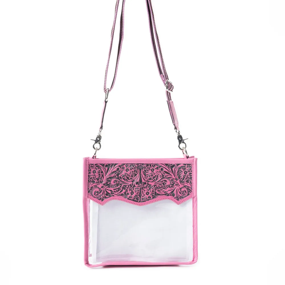 Pearlton Prairie Clear Bag In Pink sold by Myra Bag product image thumbnail 5