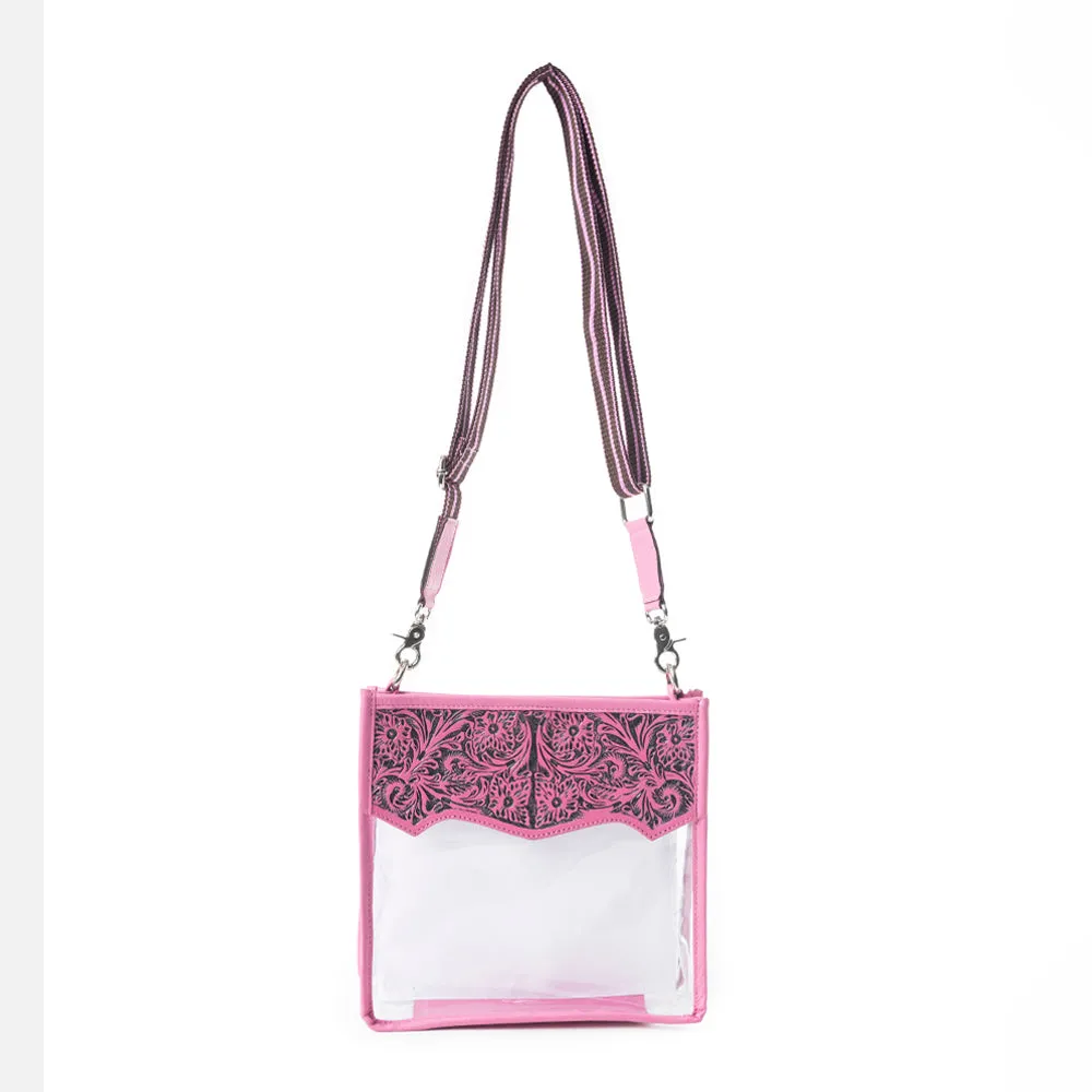 Pearlton Prairie Clear Bag In Pink sold by Myra Bag product image thumbnail 2