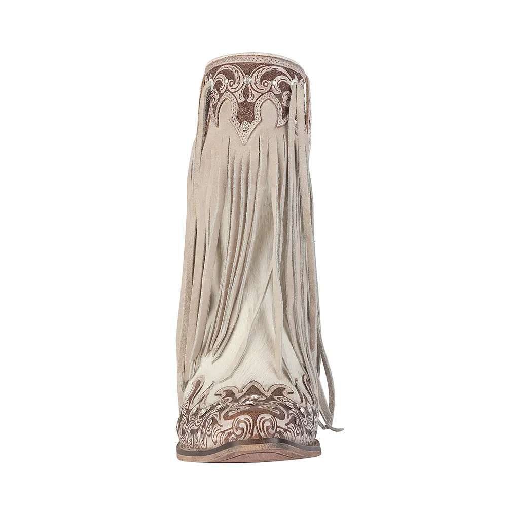 Hannah Canyon Fringed Hand-tooled Boots sold by Myra Bag product image thumbnail 3