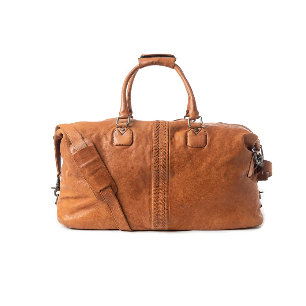 Prairie Wrangler Duffel In Brown sold by Myra Bag