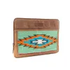 Minerva Prairie Laptop Case In Green And Brown sold by Myra Bag