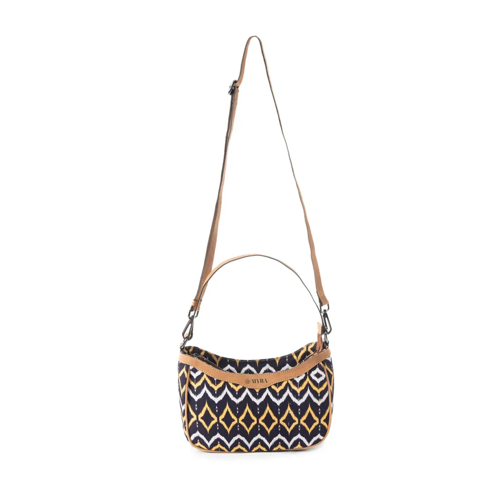 Harvest Chevron Crossbody Bag In Purple sold by Myra Bag product image thumbnail 2