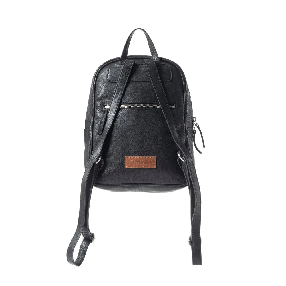 Roaming Traveller Backpack IN Black sold by Myra Bag product image thumbnail 3