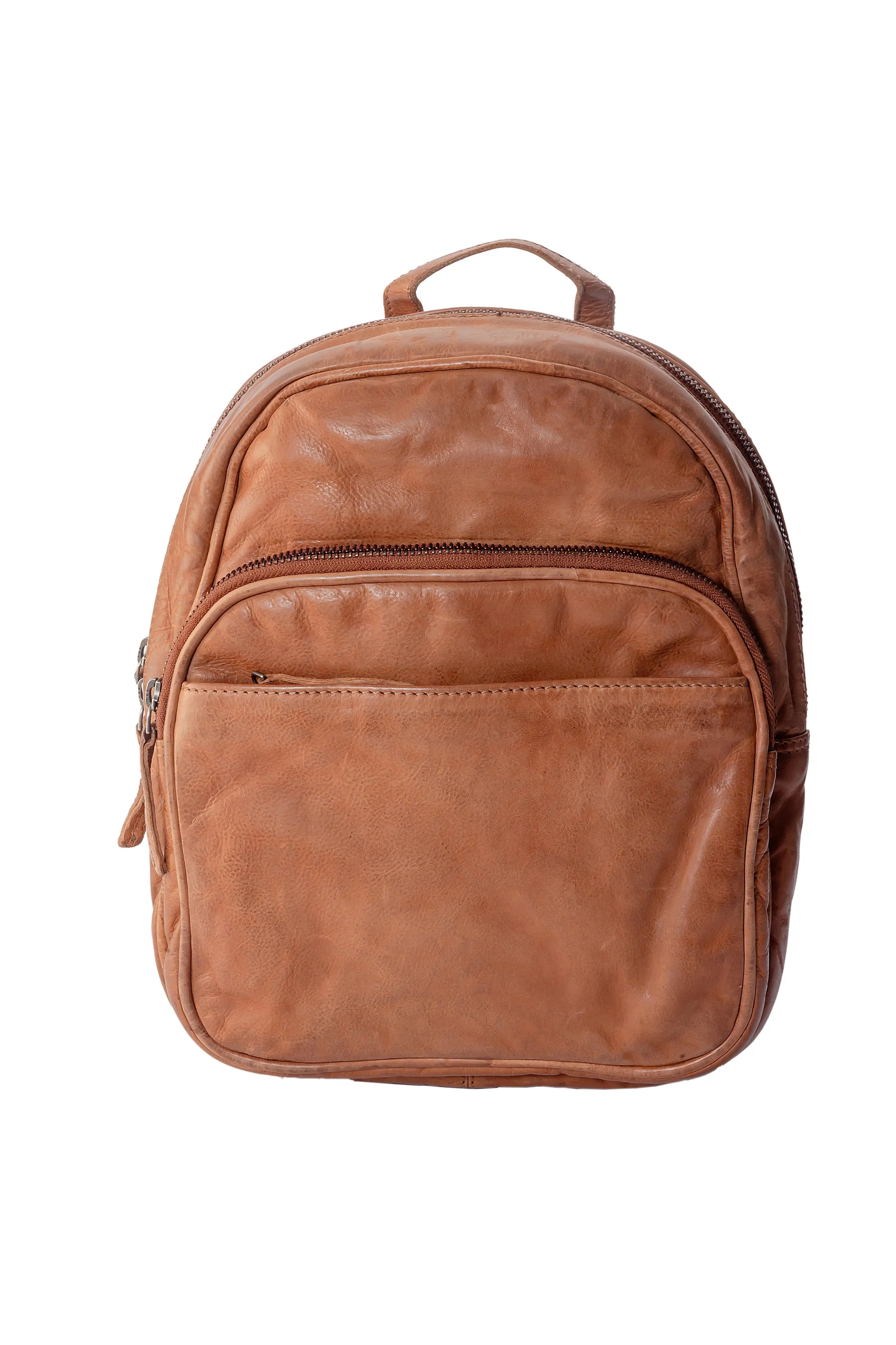 Roaming Traveller Backpack In Tan sold by Myra Bag