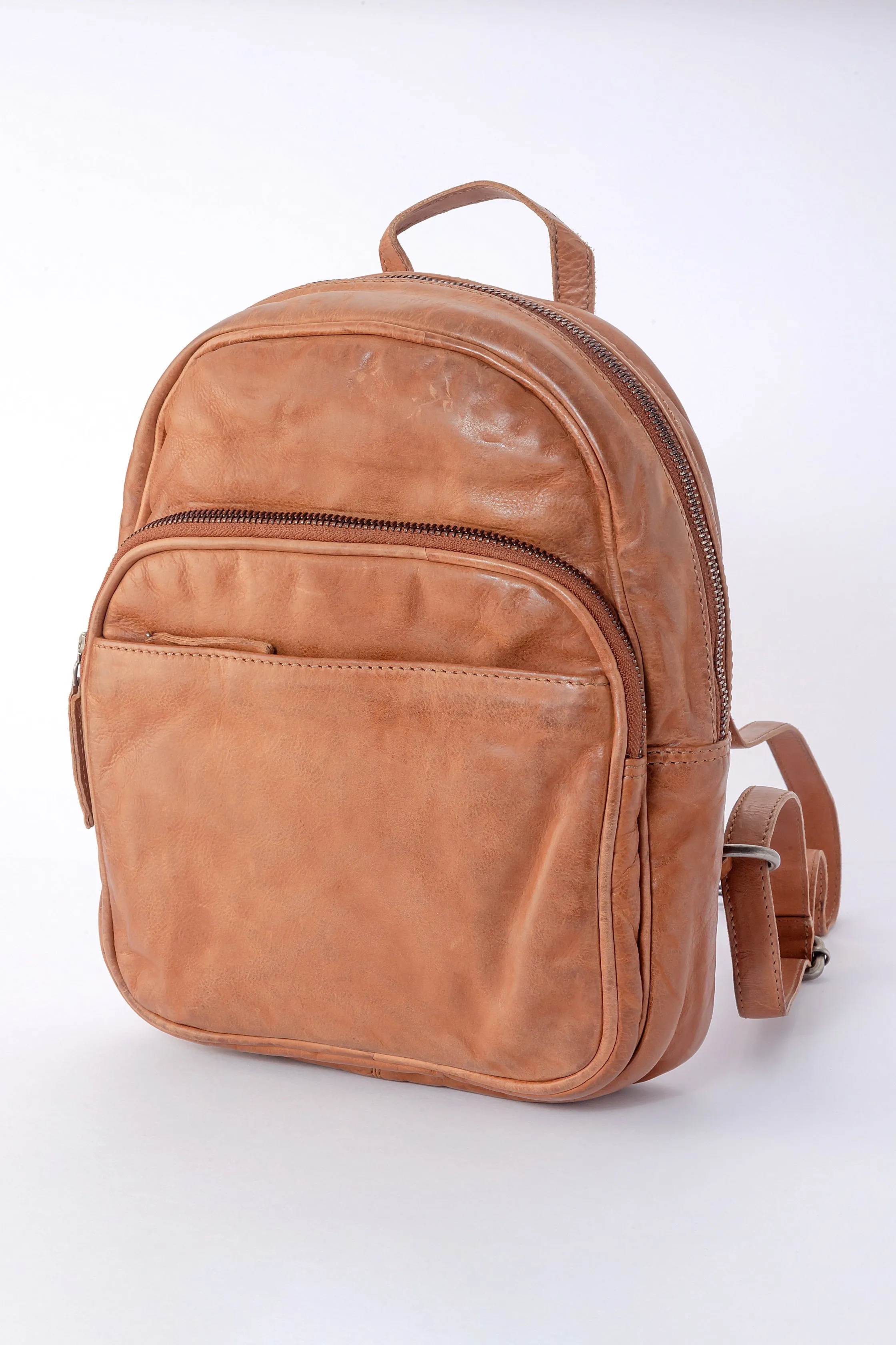 Roaming Traveller Backpack In Tan sold by Myra Bag product image thumbnail 2