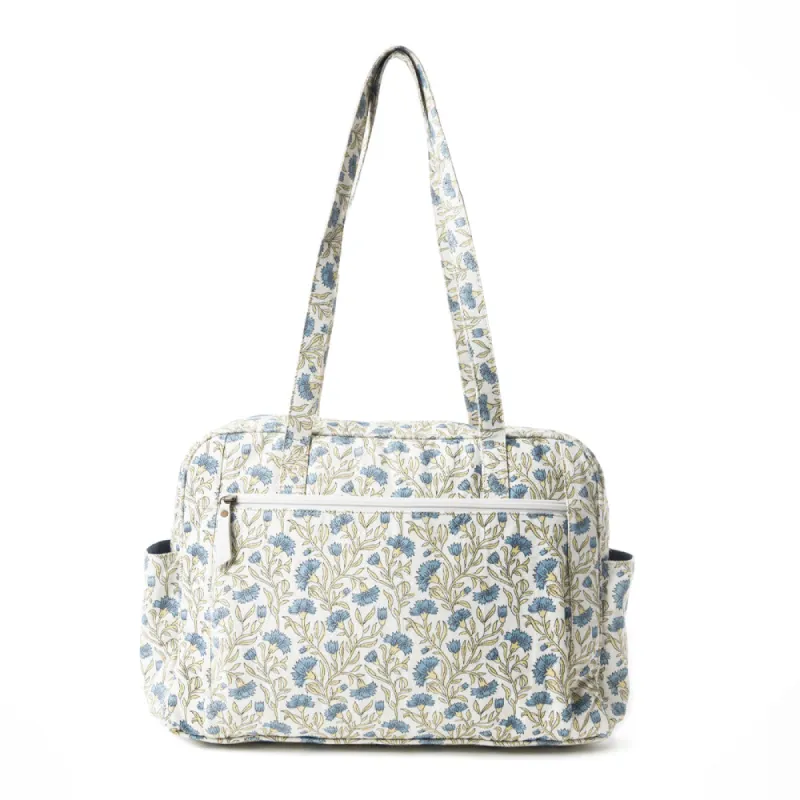 Royal Damask Diaper Bag Off White sold by Myra Bag