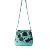 Ranch Holstein Heritage Bucket Bag In Turquoise sold by Myra Bag