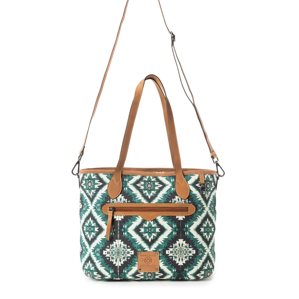Desert Sky Star Tote Bag In Turquoise sold by Myra Bag product image thumbnail 3