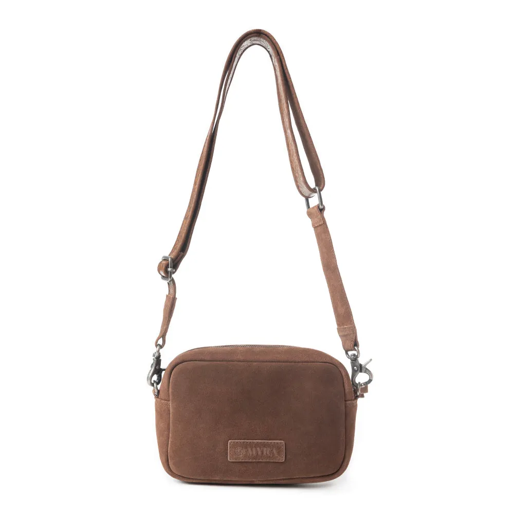 Marla Range Shoulder Bag In Brown sold by Myra Bag product image thumbnail 4