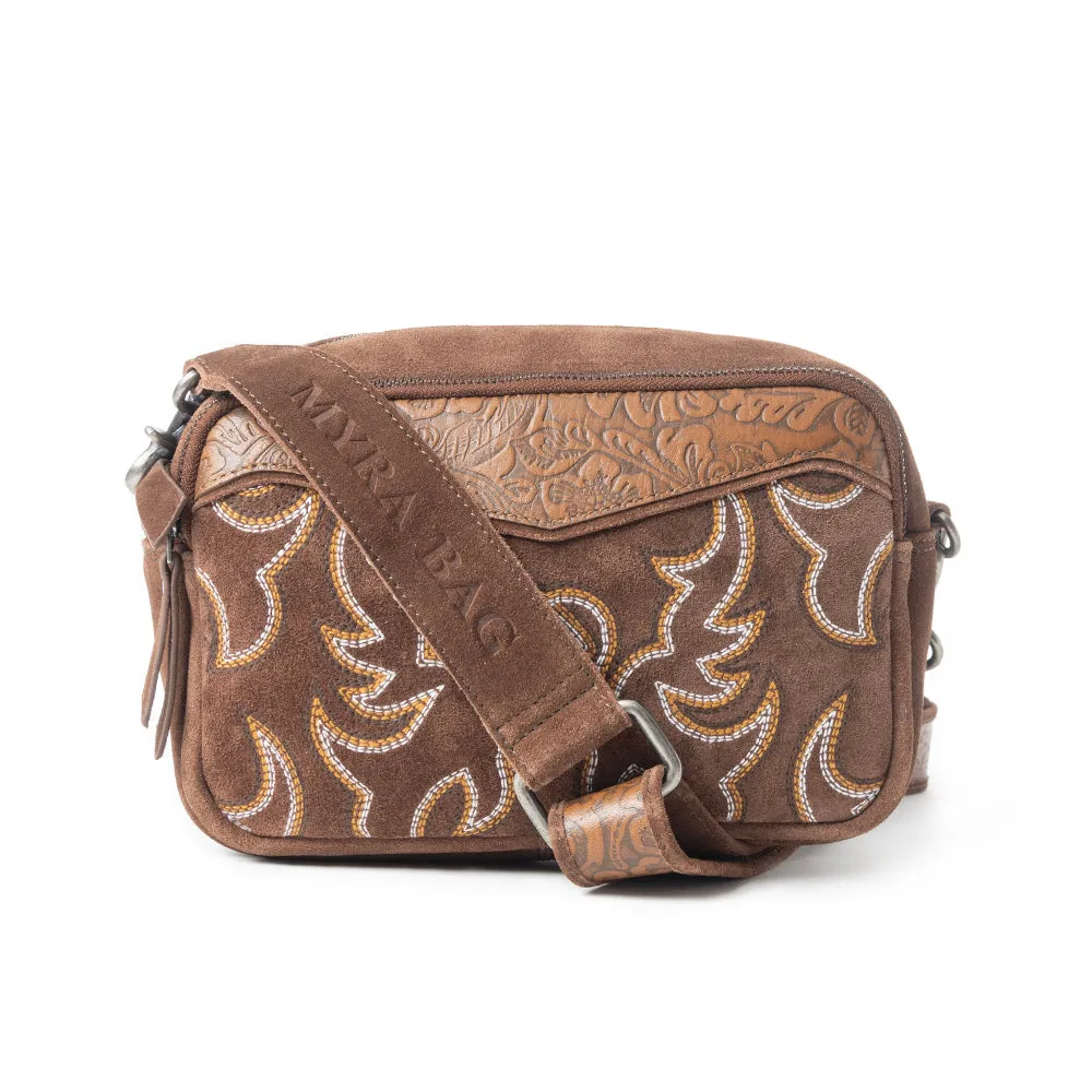 Marla Range Shoulder Bag In Brown sold by Myra Bag