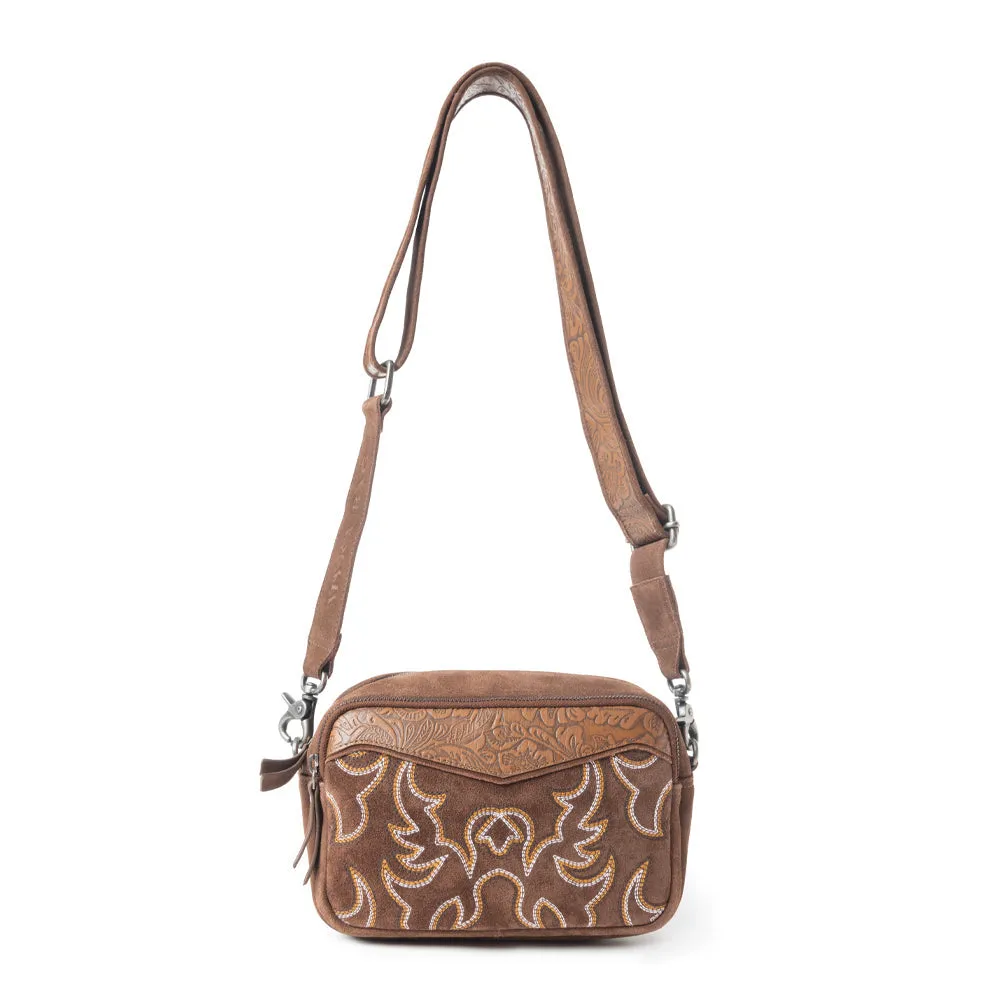 Marla Range Shoulder Bag In Brown sold by Myra Bag product image thumbnail 2