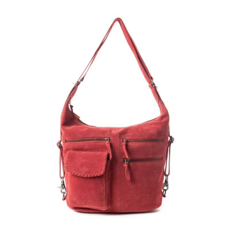 Smoky Trailhead Shoulder Bag In Red sold by Myra Bag