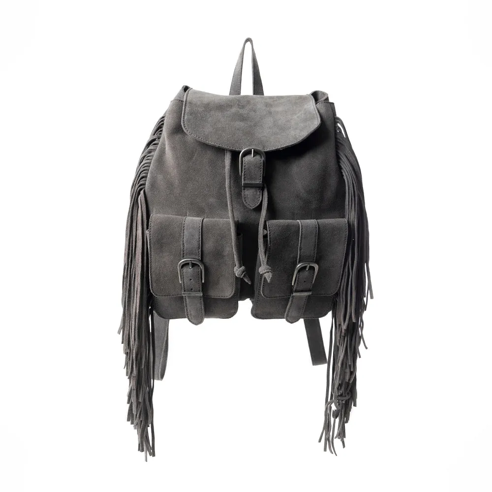 Deluxe Royale Backpack In Black sold by Myra Bag