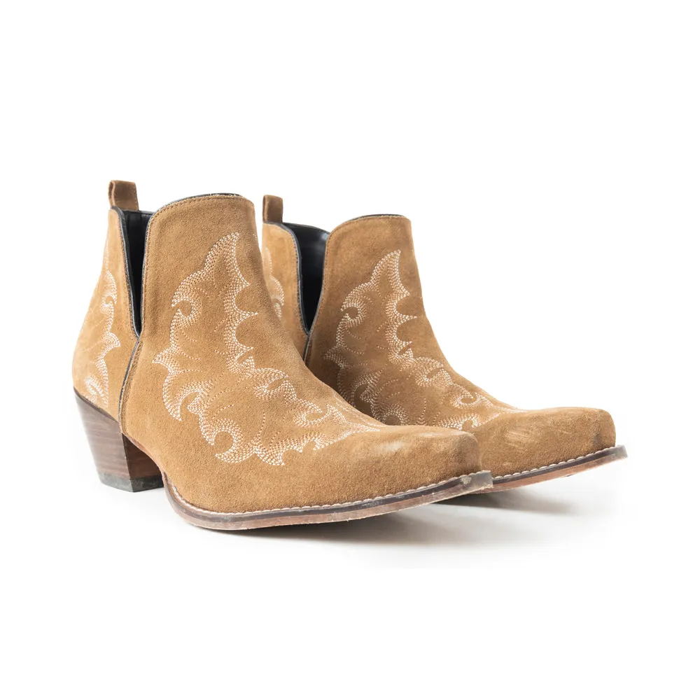 Kassie Trailhead Booties In Brown sold by Myra Bag