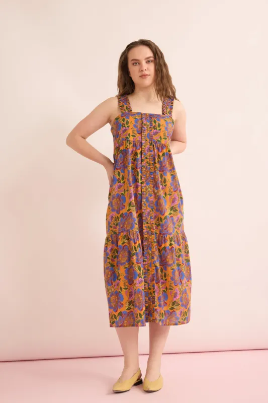 Bryony Splendor Dress In Multicolor sold by Myra Bag