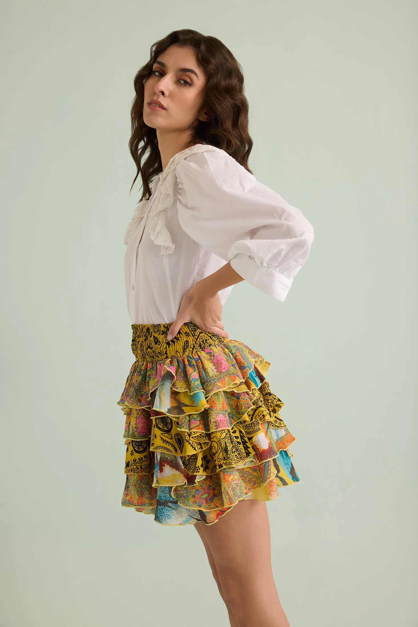 Maven Molly Skirt In Multicolor sold by Myra Bag product image thumbnail 3