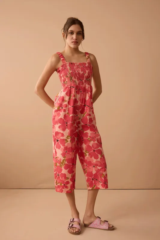 Danielle's Delight Floral Jumper In Orange sold by Myra Bag