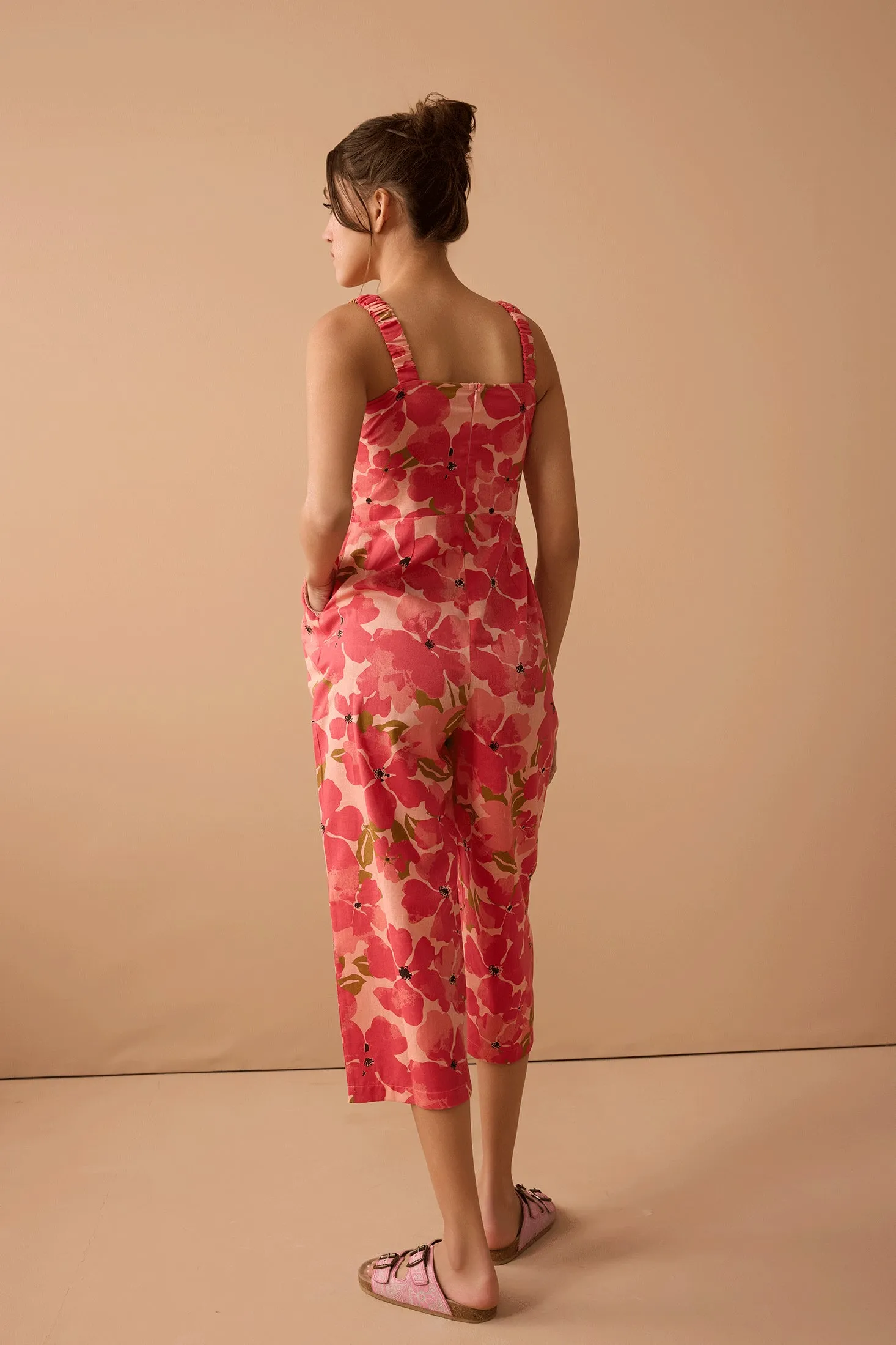 Danielle's Delight Floral Jumper In Orange sold by Myra Bag product image thumbnail 5