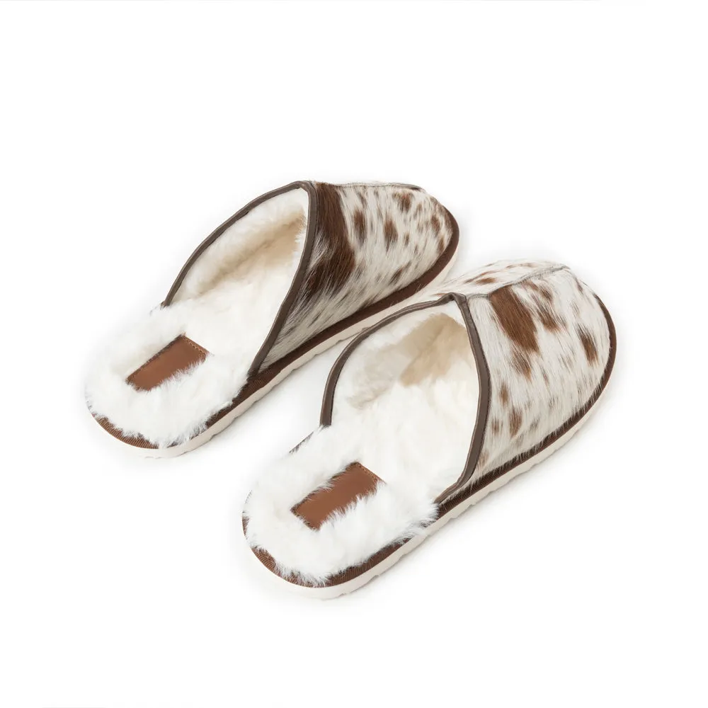 Swift Ridge House Men's Scuffs In Brown and White sold by Myra Bag product image thumbnail 3