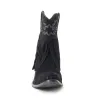 Rodeo Ride Booties In Black sold by Myra Bag