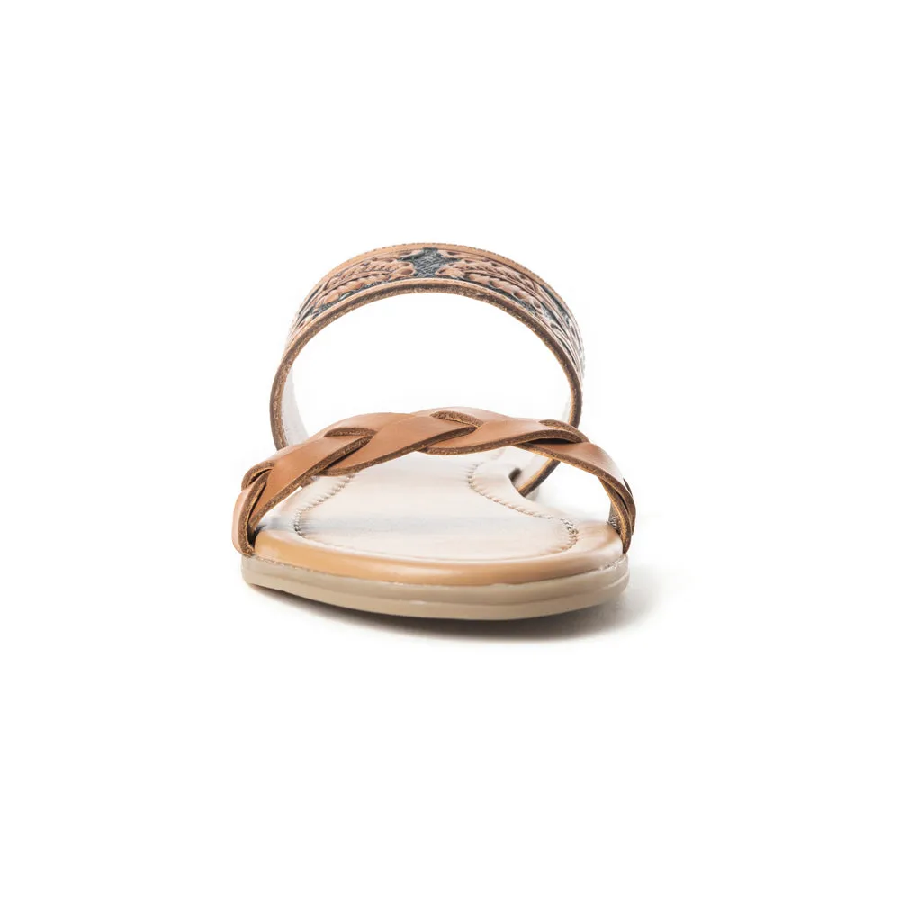 Diamond Ridge Sandals In Black and Brown sold by Myra Bag product image thumbnail 3