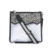Pearlton Prairie Clear Bag In Black and White sold by Myra Bag