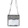 Pearlton Prairie Clear Bag In Black and White sold by Myra Bag