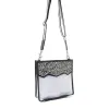 Pearlton Prairie Clear Bag In Black and White sold by Myra Bag