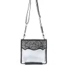 Pearlton Prairie Clear Bag In Black and White sold by Myra Bag