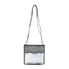 Pearlton Prairie Clear Bag In Black and White sold by Myra Bag
