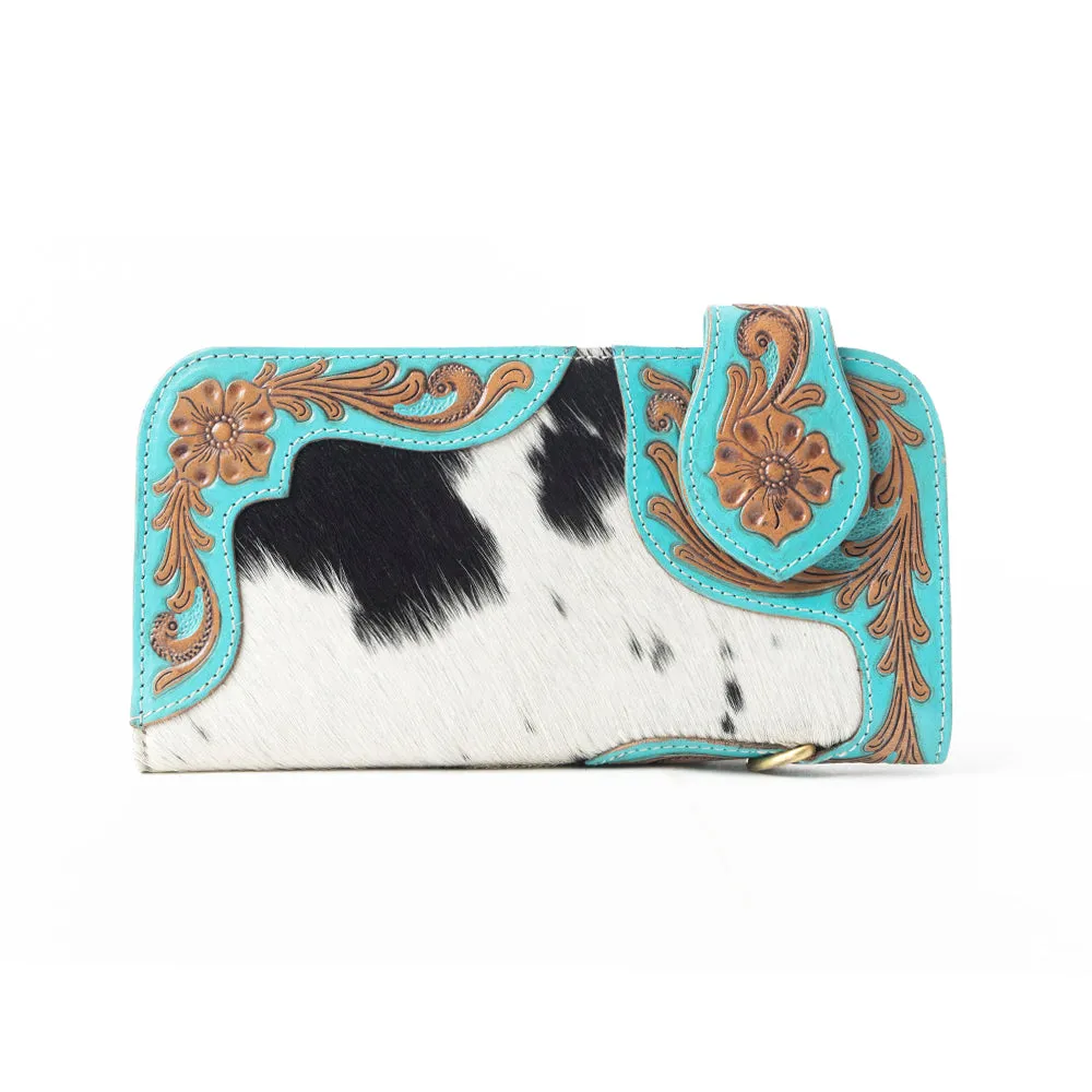 Morning Prairie Bloom Wallet In Multicolor sold by Myra Bag