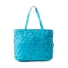 Aqua Prism Market Tote Bag In Blue sold by Myra Bag