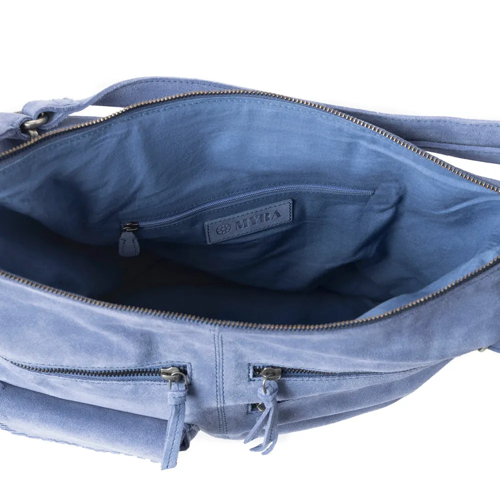 Smoky Trailhead Shoulder Bag In Blue sold by Myra Bag product image thumbnail 4