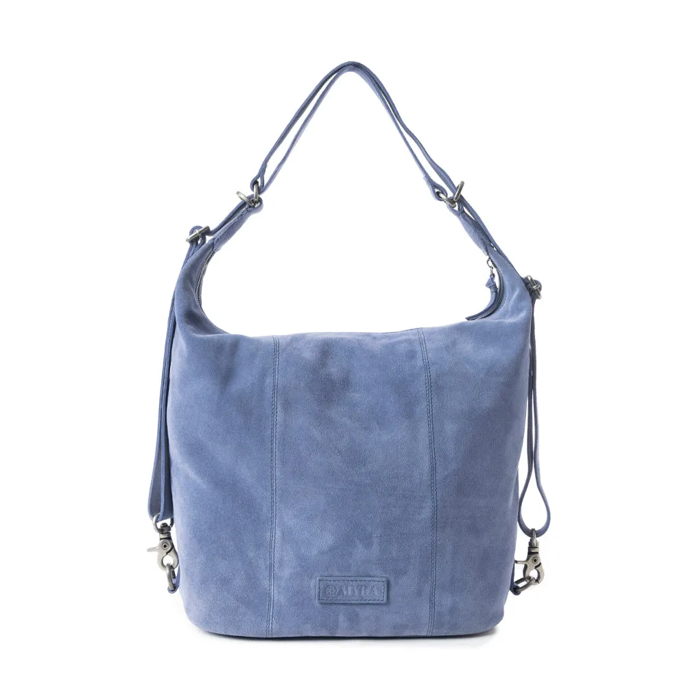 Smoky Trailhead Shoulder Bag In Blue sold by Myra Bag product image thumbnail 3