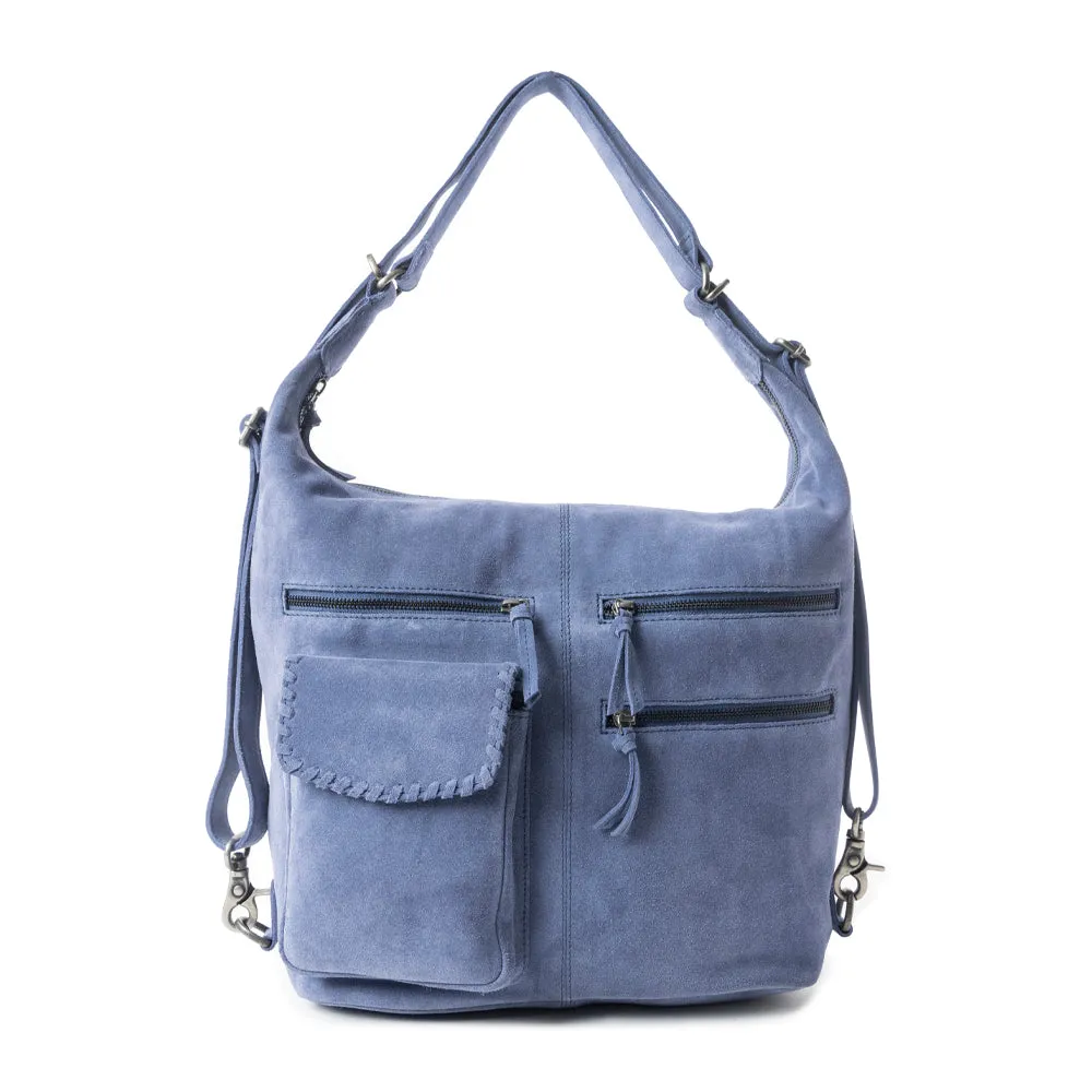 Smoky Trailhead Shoulder Bag In Blue sold by Myra Bag