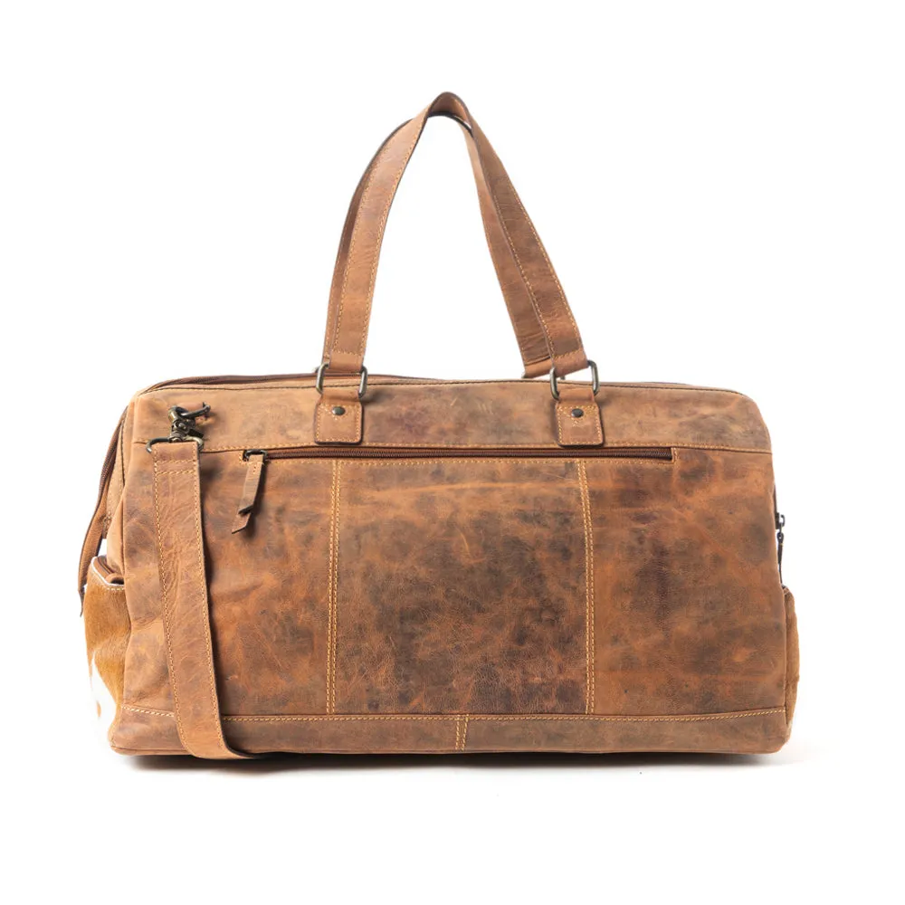 Antelope Mesa Trail Duffel In Brown and White sold by Myra Bag product image thumbnail 3