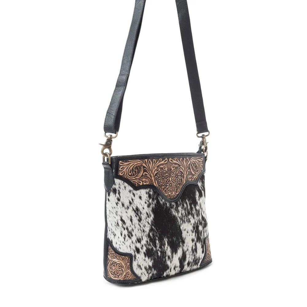 Glorious Rangelands Crossbody Bag In Black And White sold by Myra Bag product image thumbnail 2