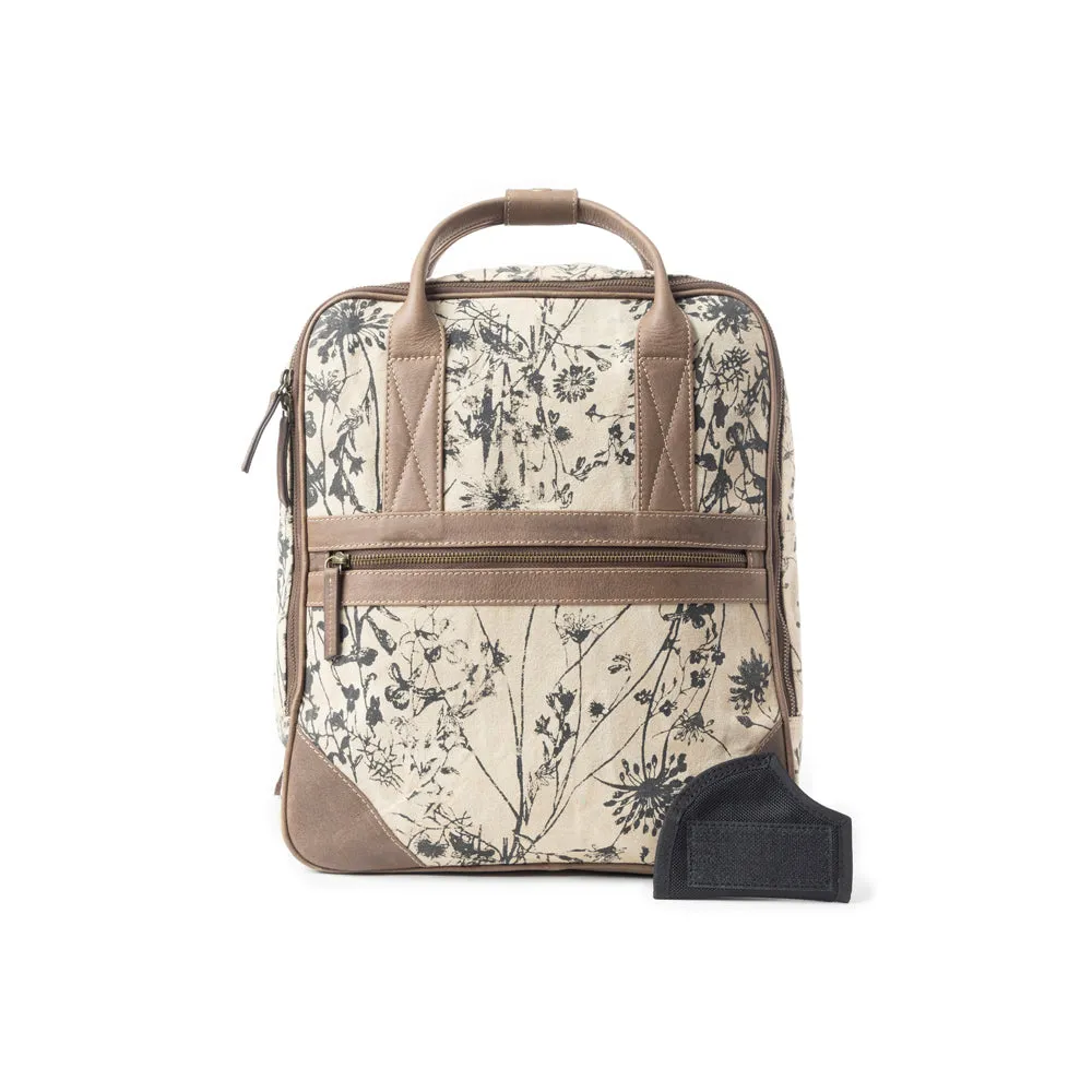 Grasslands Meadow Backpack In Green and Off White sold by Myra Bag product image thumbnail 4
