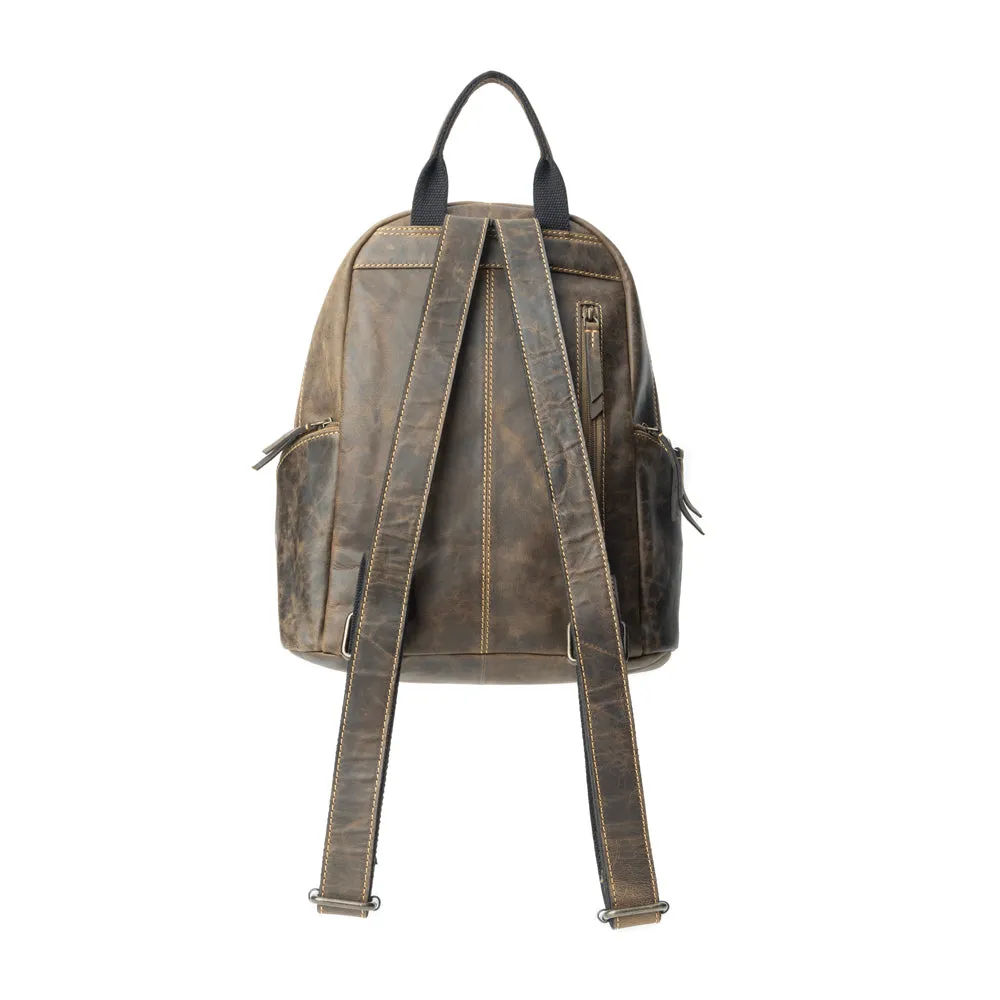 Mountain Range Backpack In Taupe sold by Myra Bag product image thumbnail 3