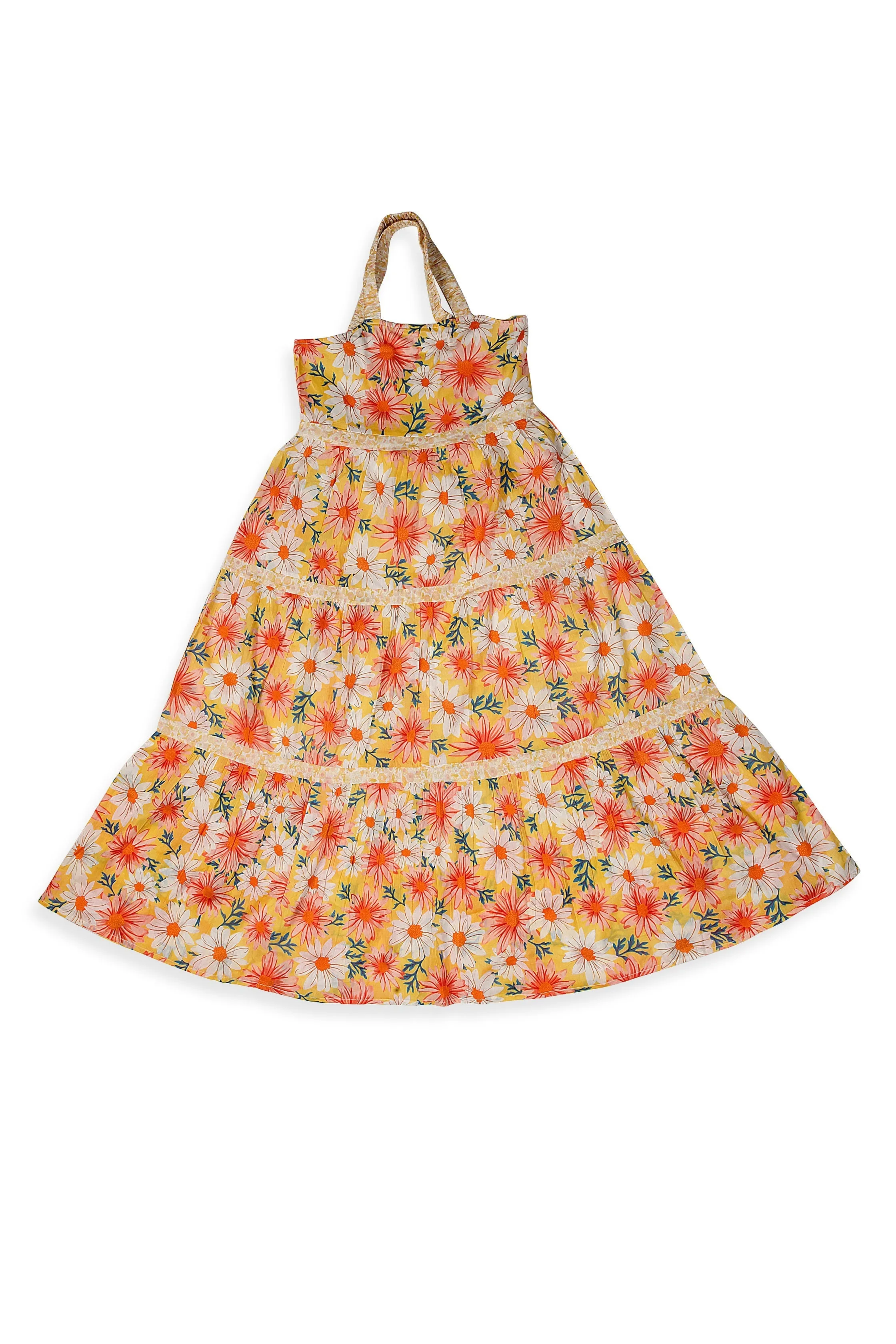 Adelaide Blossom Dress In Orange sold by Myra Bag product image thumbnail 2
