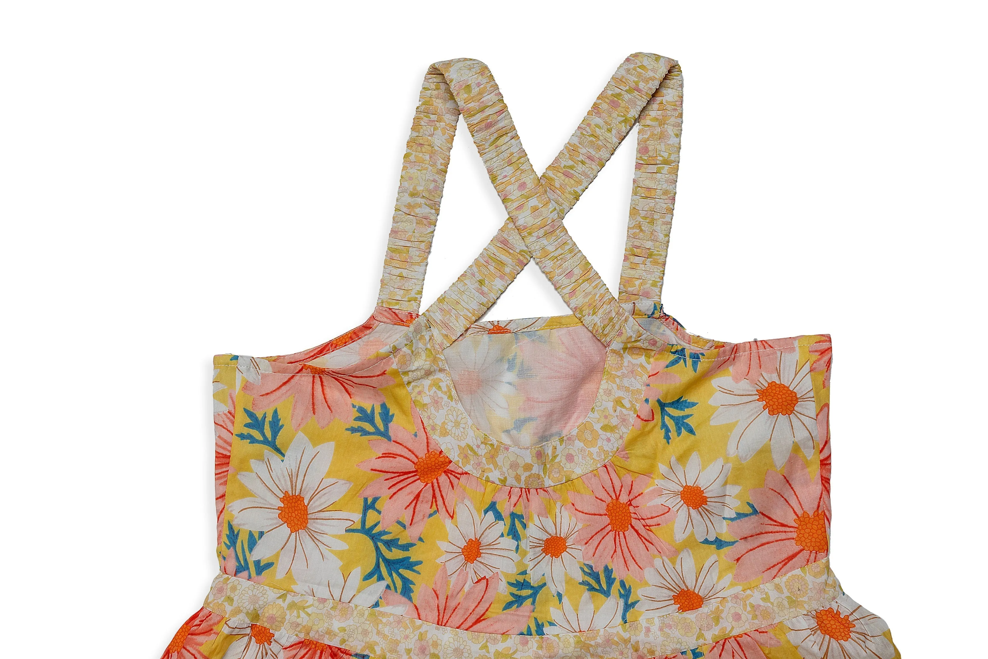 Adelaide Blossom Dress In Orange sold by Myra Bag product image thumbnail 4