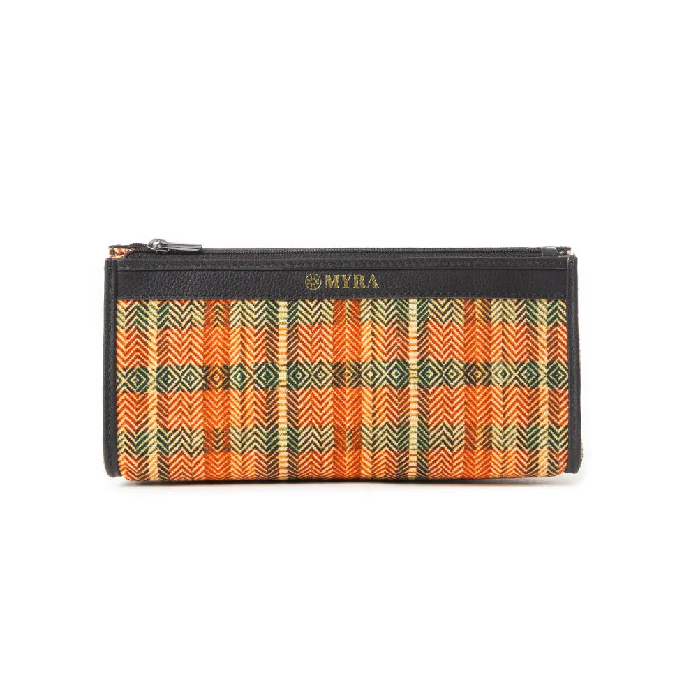 Buena Mia Multi-Pouch Bag In Black and Orange sold by Myra Bag product image thumbnail 2