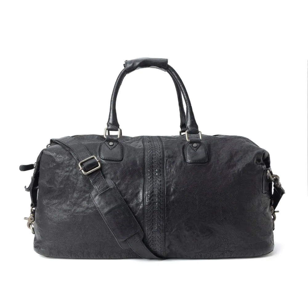 Prairie Wrangler Duffel In Black sold by Myra Bag