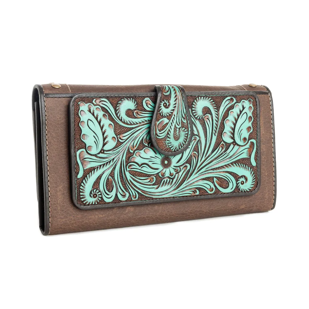 Danohue Peak Wallet in Turquoise sold by Myra Bag product image thumbnail 2