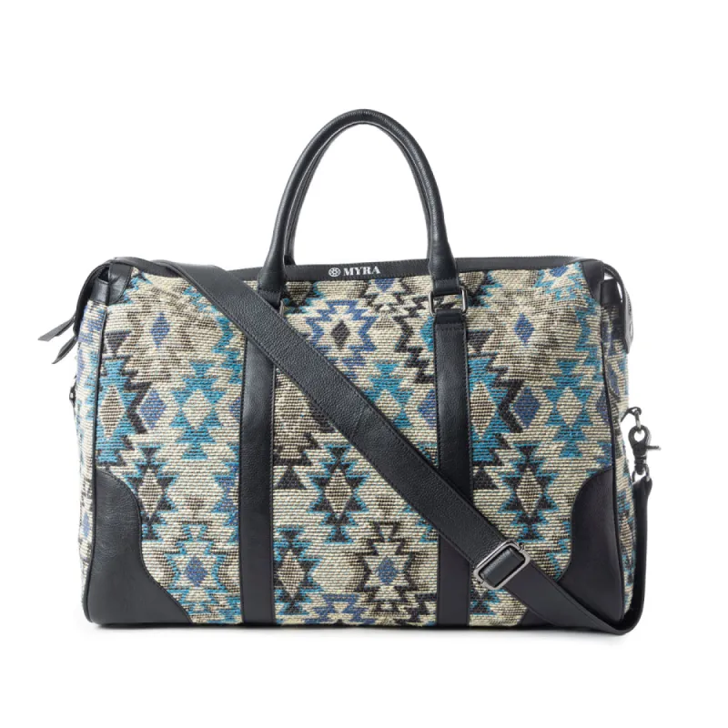 Stallion Way Duffel In Blue sold by Myra Bag