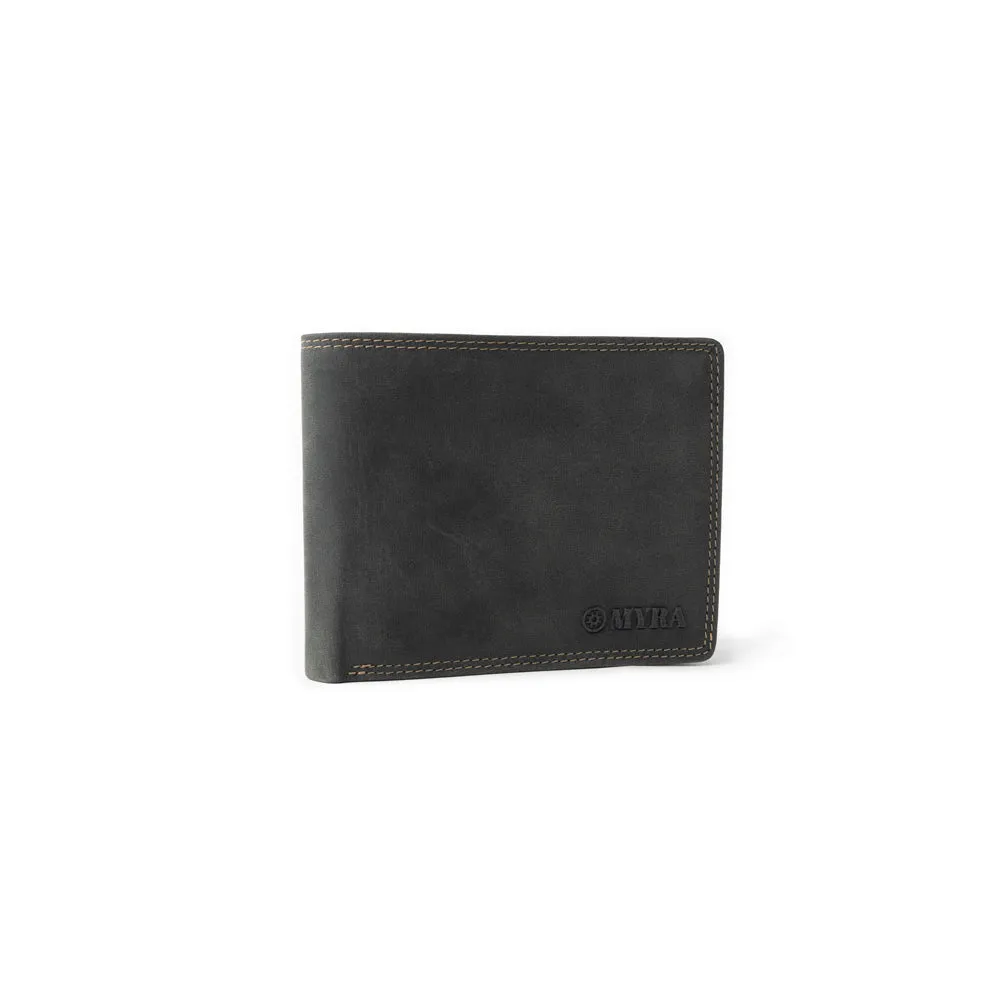 Ridgetown Trail Men's Wallet In Black sold by Myra Bag product image thumbnail 2